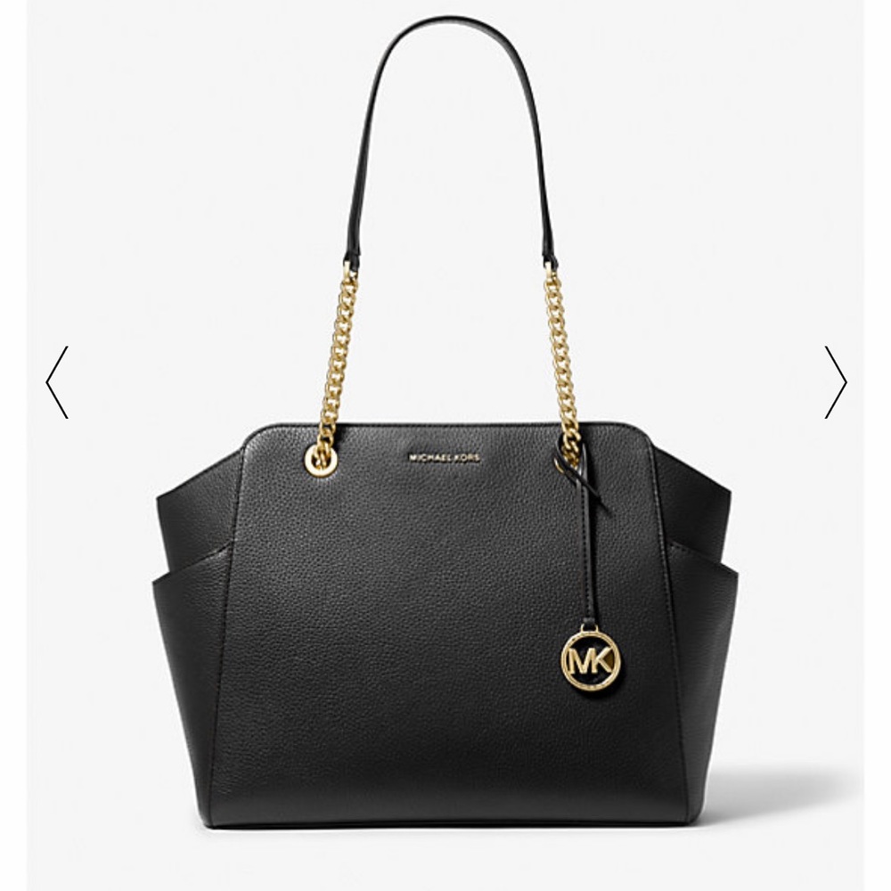 Michael Kors Jacquelyn Medium Pebbled Leather Tote Bag
